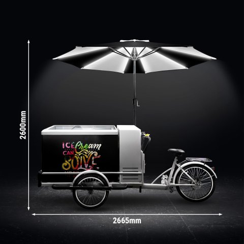 Vozík na zmrzlinu/zmrzlinářské kolo